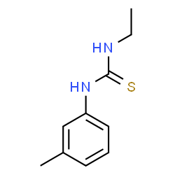 ChemSpider 2D Image | 1-Ethyl-3-(3-methylphenyl)thiourea | C10H14N2S
