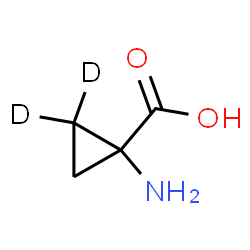 ChemSpider 2D Image | 1-Amino(2,2-~2~H_2_)cyclopropanecarboxylic acid | C4H5D2NO2