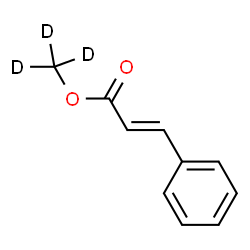 ChemSpider 2D Image | (~2~H_3_)Methyl (2E)-3-phenylacrylate | C10H7D3O2