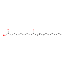 ChemSpider 2D Image | (10E,12E)-9-Oxo-10,12-octadecadienoic acid | C18H30O3