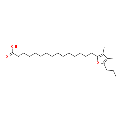 ChemSpider 2D Image | 3,4-Dimethyl-5-propyl-2-furanpentadecanoic acid | C24H42O3
