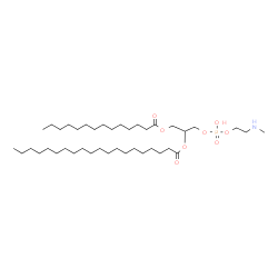 ChemSpider 2D Image | 6-Hydroxy-6-oxido-12-oxo-5,7,11-trioxa-2-aza-6lambda~5~-phosphapentacosan-9-yl icosanoate | C40H80NO8P