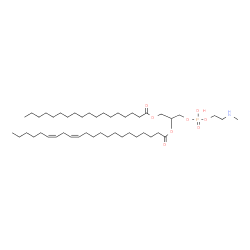 ChemSpider 2D Image | 6-Hydroxy-6-oxido-12-oxo-5,7,11-trioxa-2-aza-6lambda~5~-phosphanonacosan-9-yl (13Z,16Z)-13,16-docosadienoate | C46H88NO8P