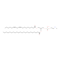 ChemSpider 2D Image | (20Z,23Z)-6-Hydroxy-6-oxido-12-oxo-5,7,11-trioxa-2-aza-6lambda~5~-phosphanonacosa-20,23-dien-9-yl docosanoate | C46H88NO8P