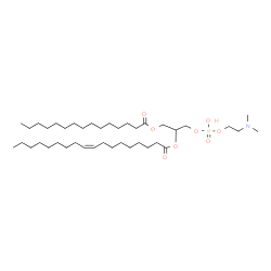 ChemSpider 2D Image | 6-Hydroxy-2-methyl-6-oxido-12-oxo-5,7,11-trioxa-2-aza-6lambda~5~-phosphahexacosan-9-yl (9Z)-9-octadecenoate | C40H78NO8P