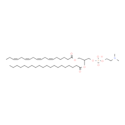 ChemSpider 2D Image | (17Z,20Z,23Z,26Z)-6-Hydroxy-2-methyl-6-oxido-12-oxo-5,7,11-trioxa-2-aza-6lambda~5~-phosphanonacosa-17,20,23,26-tetraen-9-yl icosanoate | C45H82NO8P