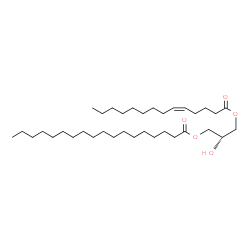 ChemSpider 2D Image | (2R)-2-Hydroxy-3-[(5Z)-5-tetradecenoyloxy]propyl stearate | C35H66O5