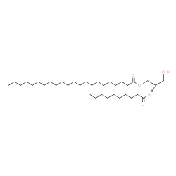 ChemSpider 2D Image | (2S)-2-(Decanoyloxy)-3-hydroxypropyl docosanoate | C35H68O5