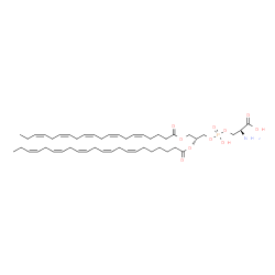 ChemSpider 2D Image | O-[{(2R)-2-[(7Z,10Z,13Z,16Z,19Z)-7,10,13,16,19-Docosapentaenoyloxy]-3-[(5Z,8Z,11Z,14Z,17Z)-5,8,11,14,17-icosapentaenoyloxy]propoxy}(hydroxy)phosphoryl]-L-serine | C48H74NO10P
