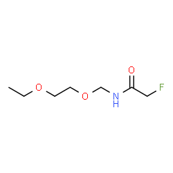 ChemSpider 2D Image | N-[(2-Ethoxyethoxy)methyl]-2-fluoroacetamide | C7H14FNO3