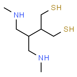 ChemSpider 2D Image | 2-[1,3-Bis(methylamino)-2-propanyl]-1,3-propanedithiol | C8H20N2S2