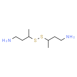 ChemSpider 2D Image | 3,3'-Disulfanediyldi(1-butanamine) | C8H20N2S2