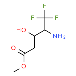 ChemSpider 2D Image | Methyl 4-amino-2,4,5-trideoxy-5,5,5-trifluoropentonate | C6H10F3NO3