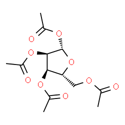 ChemSpider 2D Image | Ribose tetraacetate | C13H18O9