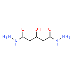 ChemSpider 2D Image | 3-Hydroxypentanedihydrazide | C5H12N4O3