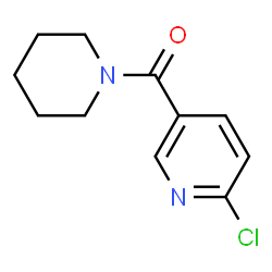ChemSpider 2D Image | 2-chloro-5-(1-piperidinylcarbonyl)pyridine | C11H13ClN2O