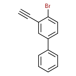 ChemSpider 2D Image | 4-Bromo-3-ethynylbiphenyl | C14H9Br