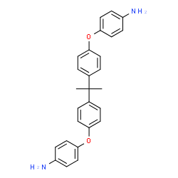 ChemSpider 2D Image | 4,4'-[2,2-Propanediylbis(4,1-phenyleneoxy)]dianiline | C27H26N2O2