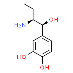 ChemSpider 2D Image | 4-[(1S,2S)-2-Amino-1-hydroxybutyl]-1,2-benzenediol | C10H15NO3