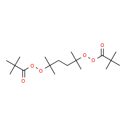 ChemSpider 2D Image | 2,5-Dimethyl-2,5-hexanediyl bis(2,2-dimethylpropaneperoxoate) | C18H34O6