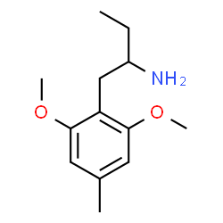 ChemSpider 2D Image | 1-(2,6-Dimethoxy-4-methylphenyl)-2-butanamine | C13H21NO2