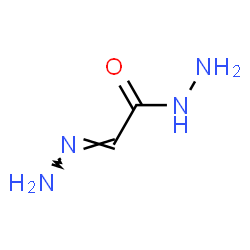 ChemSpider 2D Image | (2E)-2-Hydrazonoacetohydrazide | C2H6N4O