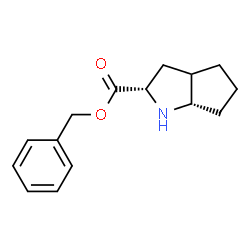 ChemSpider 2D Image | Benzyl (2S,6aS)-octahydrocyclopenta[b]pyrrole-2-carboxylate | C15H19NO2
