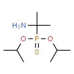 ChemSpider 2D Image | O,O-Diisopropyl (2-amino-2-propanyl)phosphonothioate | C9H22NO2PS