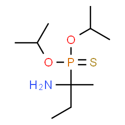 ChemSpider 2D Image | O,O-Diisopropyl (2-amino-2-butanyl)phosphonothioate | C10H24NO2PS