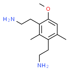 ChemSpider 2D Image | 2,2'-(4-Methoxy-2,6-dimethyl-1,3-phenylene)diethanamine | C13H22N2O