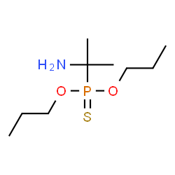 ChemSpider 2D Image | O,O-Dipropyl (2-amino-2-propanyl)phosphonothioate | C9H22NO2PS