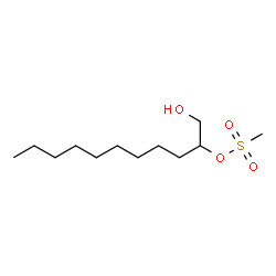 ChemSpider 2D Image | 1-Hydroxy-2-undecanyl methanesulfonate | C12H26O4S