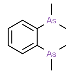 ChemSpider 2D Image | 1,2-Bis(dimethylarsino)benzene | C10H16As2