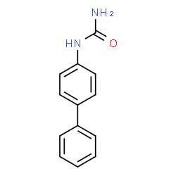 ChemSpider 2D Image | biphenyl-4-ylurea | C13H12N2O