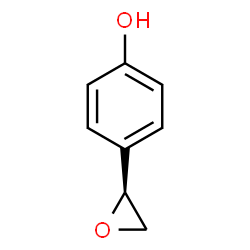 ChemSpider 2D Image | 4-[(2S)-2-Oxiranyl]phenol | C8H8O2