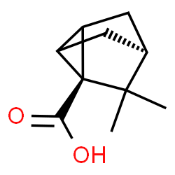 ChemSpider 2D Image | (1r,4r)-7,7-Dimethyltricyclo[2.2.1.0~2,6~]heptane-1-carboxylic acid | C10H14O2