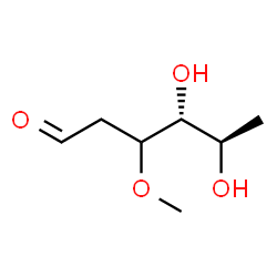 ChemSpider 2D Image | (3xi)-2,6-Dideoxy-3-O-methyl-D-erythro-hexose | C7H14O4