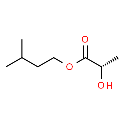 ChemSpider 2D Image | 3-Methylbutyl (2S)-2-hydroxypropanoate | C8H16O3