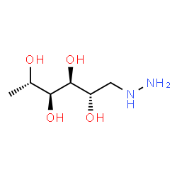 ChemSpider 2D Image | 1,6-Dideoxy-1-hydrazino-L-mannitol | C6H16N2O4