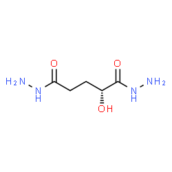 ChemSpider 2D Image | (2R)-2-Hydroxypentanedihydrazide | C5H12N4O3