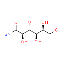 ChemSpider 2D Image | (2R,3R,4R,5S)-2,3,4,5,6-Pentahydroxyhexanamide (non-preferred name) | C6H13NO6