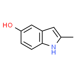 ChemSpider 2D Image | 2-Methyl-1H-indol-5-ol | C9H9NO