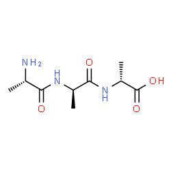 ChemSpider 2D Image | L-Alanyl-D-alanyl-D-alanine | C9H17N3O4
