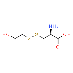 ChemSpider 2D Image | 3-[(2-Hydroxyethyl)disulfanyl]-D-alanine | C5H11NO3S2