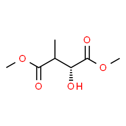 ChemSpider 2D Image | Dimethyl (2R)-2-hydroxy-3-methylsuccinate | C7H12O5