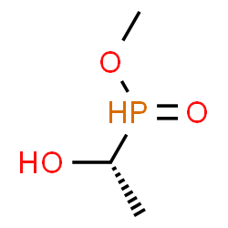 ChemSpider 2D Image | Methyl [(1R)-1-hydroxyethyl]phosphinate | C3H9O3P