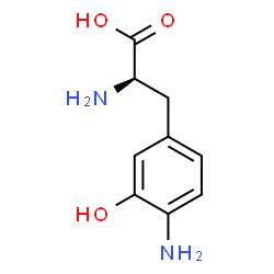 ChemSpider 2D Image | 4-Amino-3-hydroxy-D-phenylalanine | C9H12N2O3