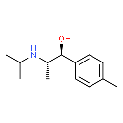 ChemSpider 2D Image | (1S,2S)-2-(Isopropylamino)-1-(4-methylphenyl)-1-propanol | C13H21NO