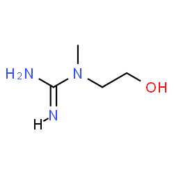 ChemSpider 2D Image | 1-(2-Hydroxyethyl)-1-methylguanidine | C4H11N3O