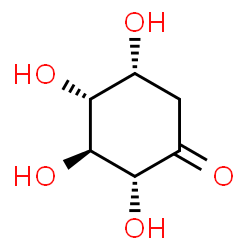ChemSpider 2D Image | (2R,3S,4R,5R)-2,3,4,5-Tetrahydroxycyclohexanone | C6H10O5